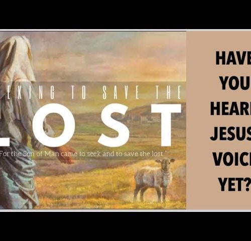 HAVE YOU HEARD JESUS
