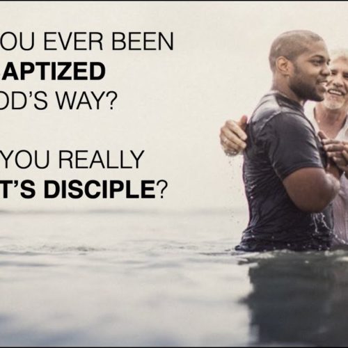 BAPTIZED GOD'S WAY