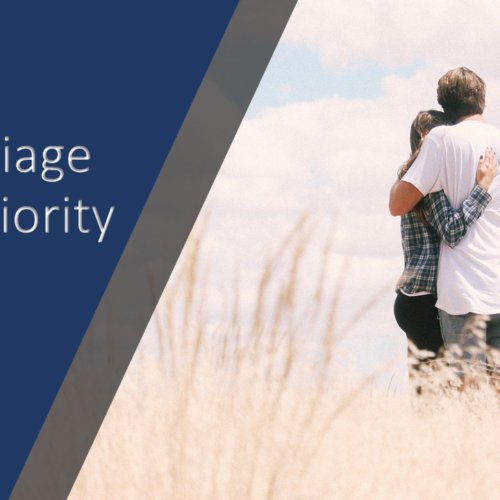 Is Marriage Your Priority