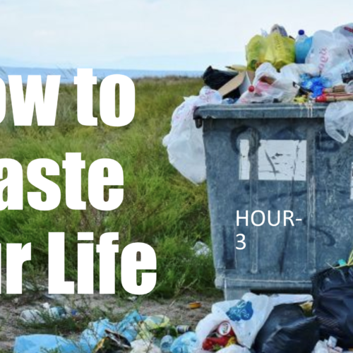 How To Waste Your Life