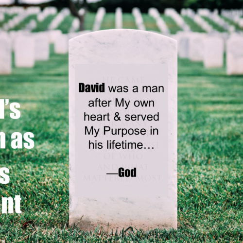 God Writes Your Epitaph